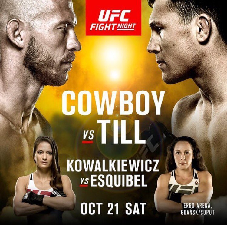 Poster/affiche UFC Gdansk 