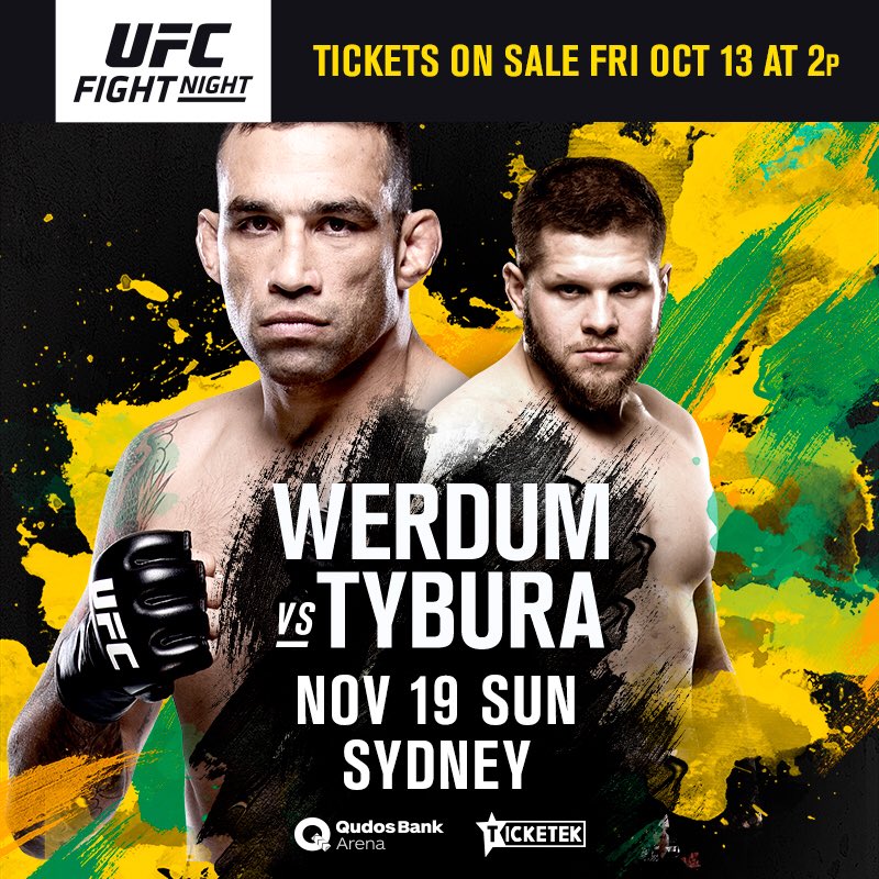 Poster/affiche UFC Sydney
