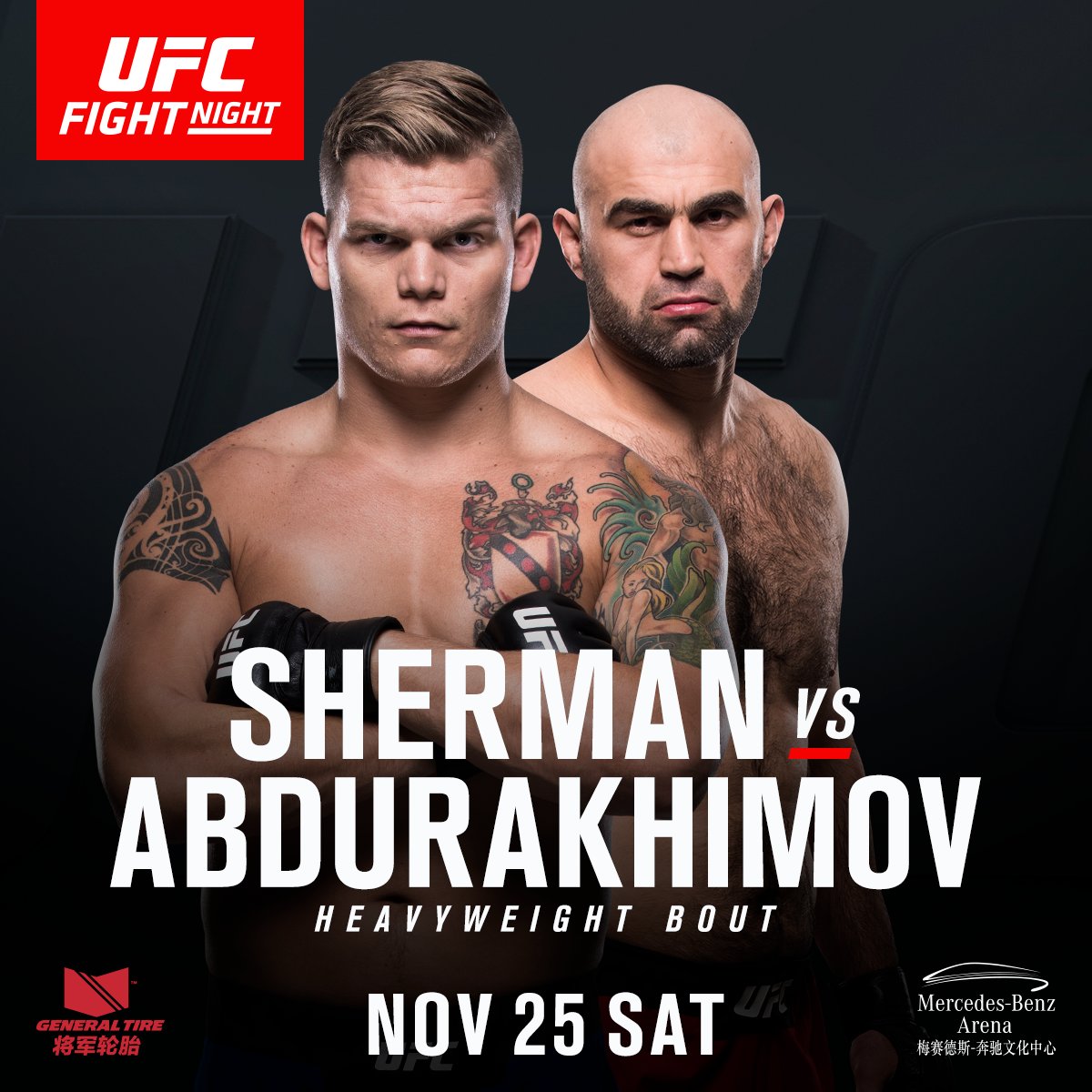 Poster/affiche UFC Shangai