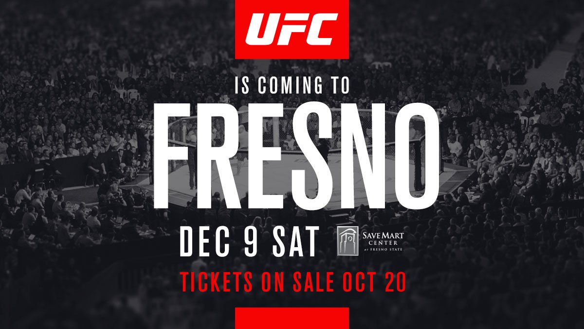 Poster/affiche UFC Fresno