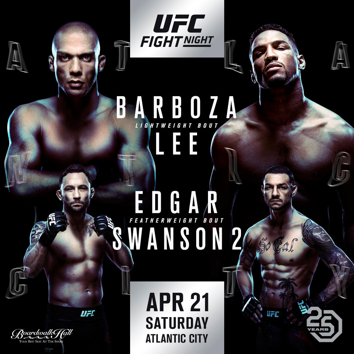 Poster/affiche UFC Atlantic City