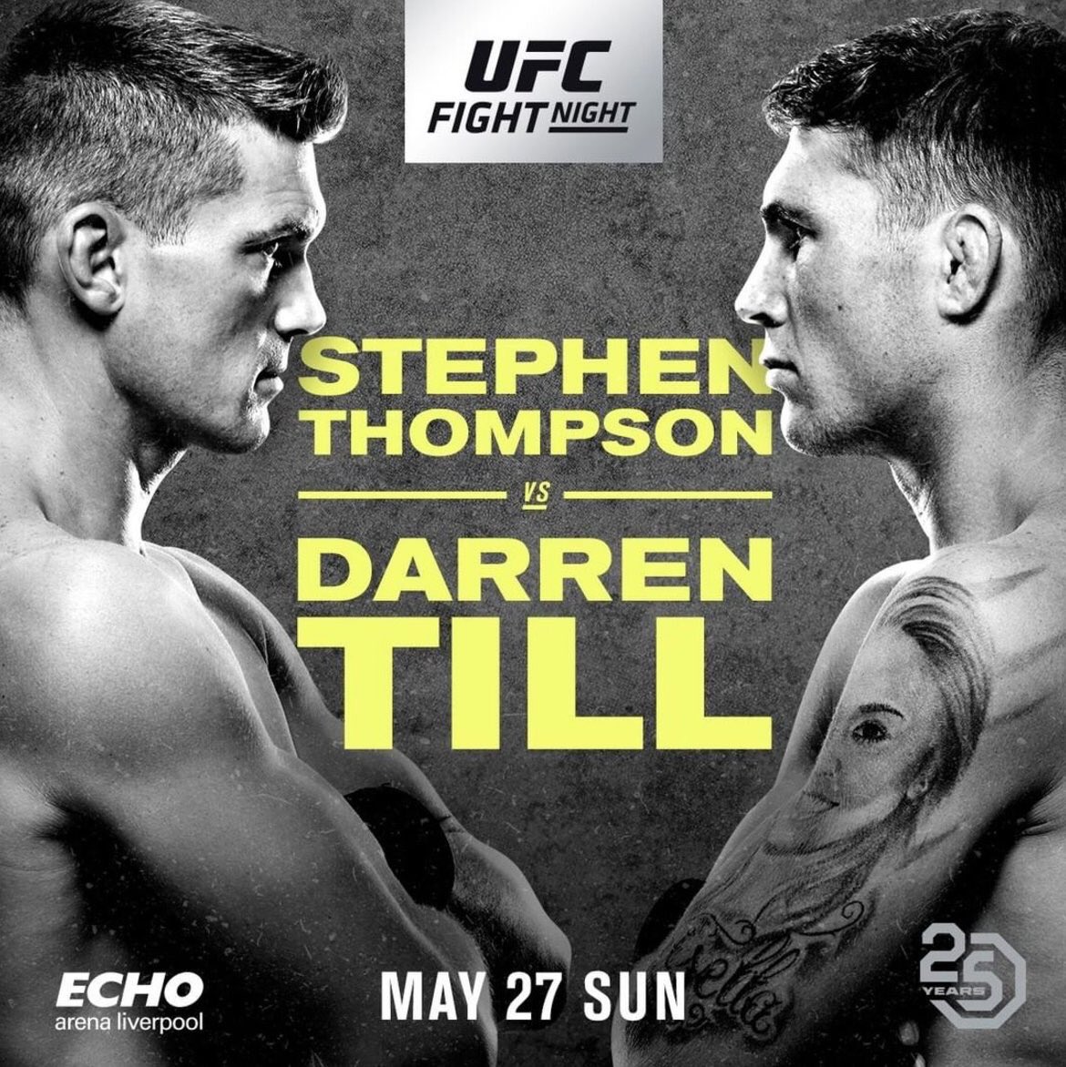 Poster/affiche UFC Liverpool