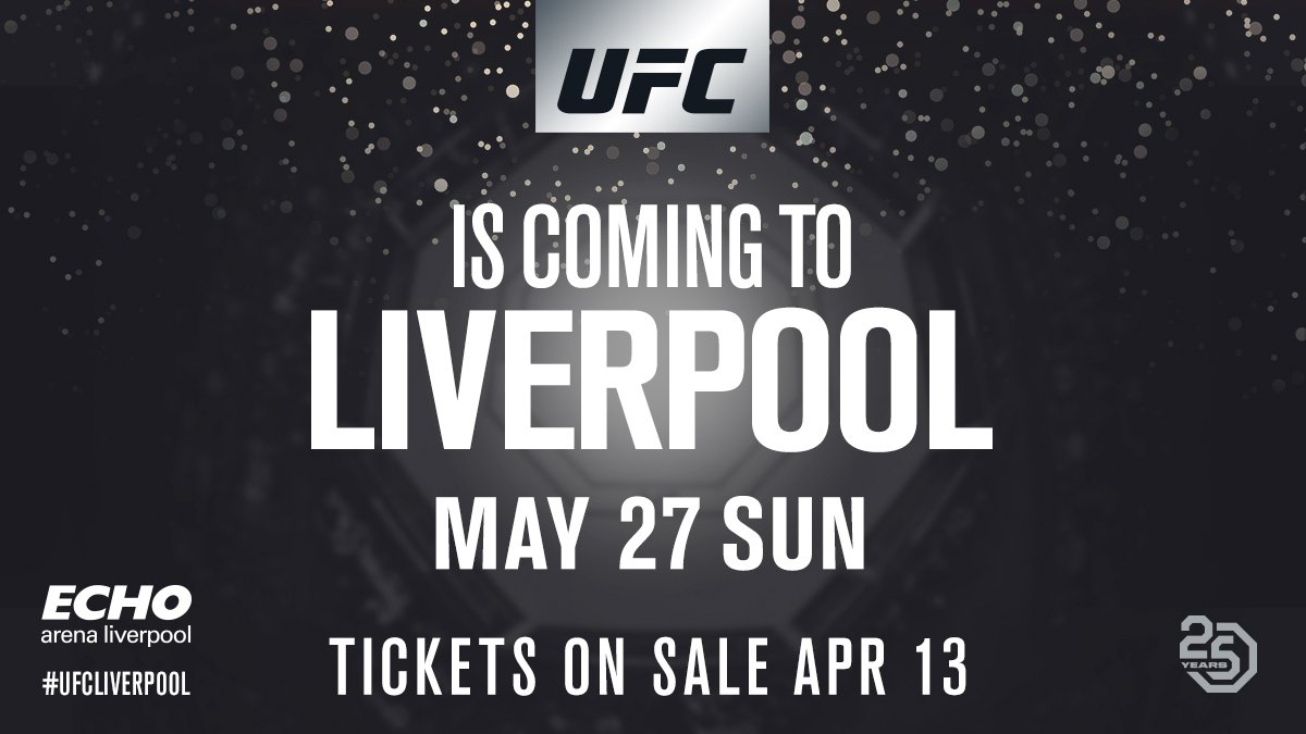 Poster/affiche UFC Liverpool