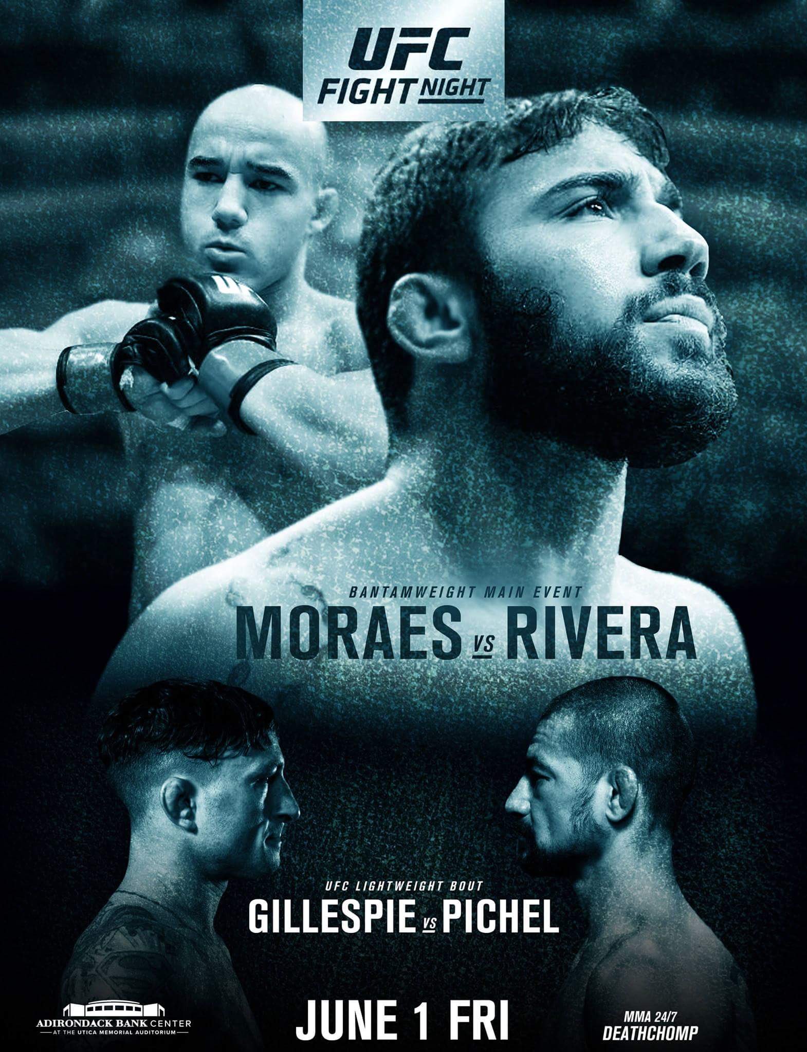 Poster/affiche UFC Utica