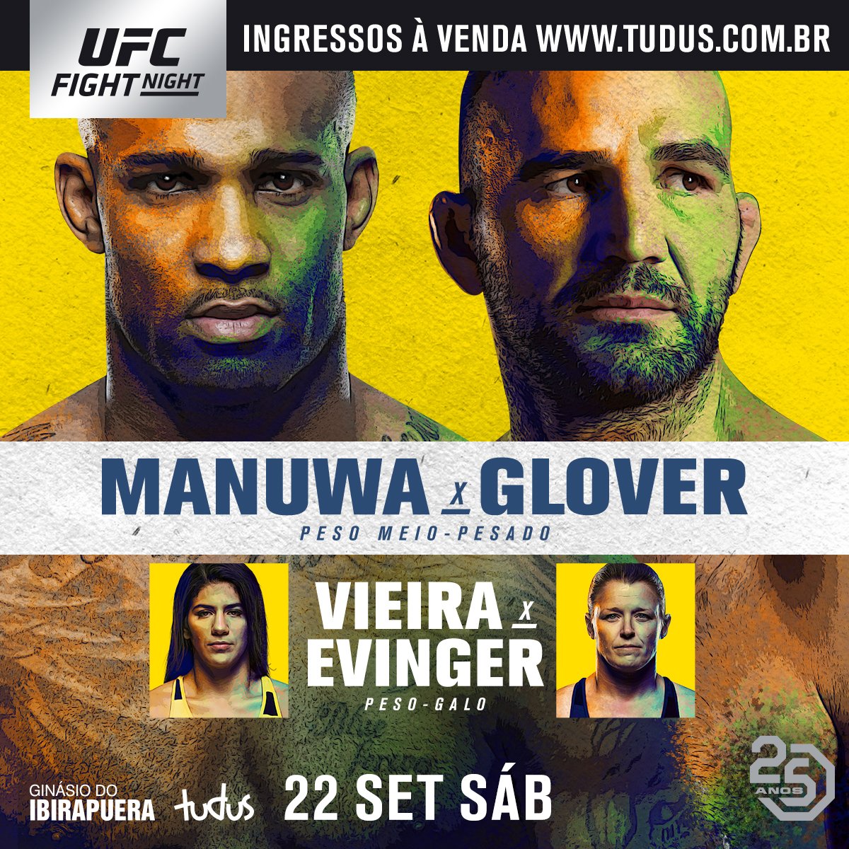 Poster/affiche UFC Sao Paulo