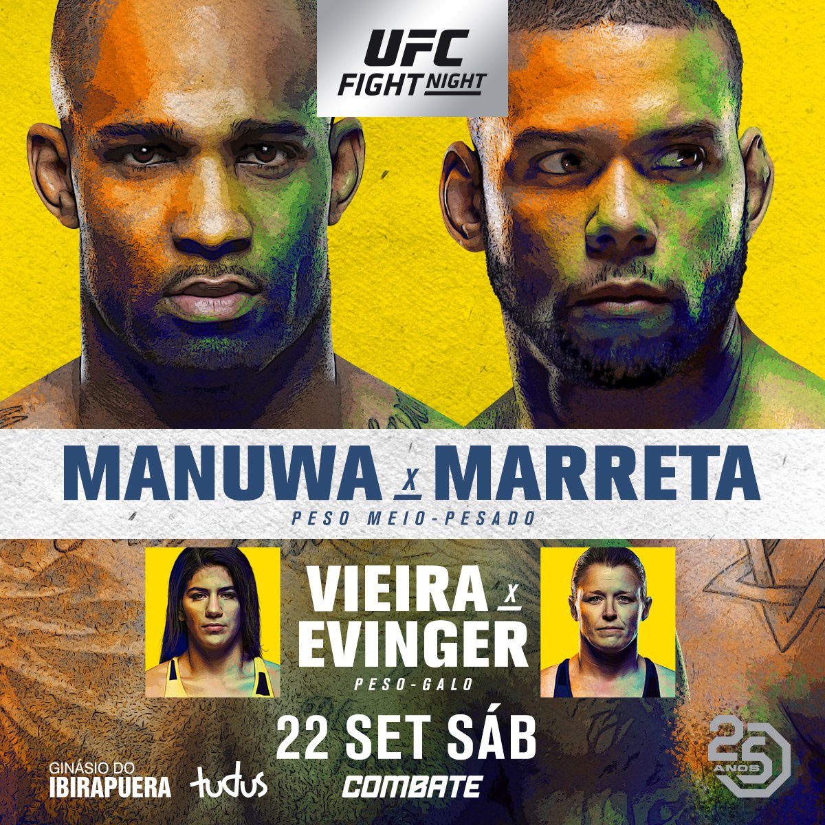 Poster/affiche UFC Sao Paulo