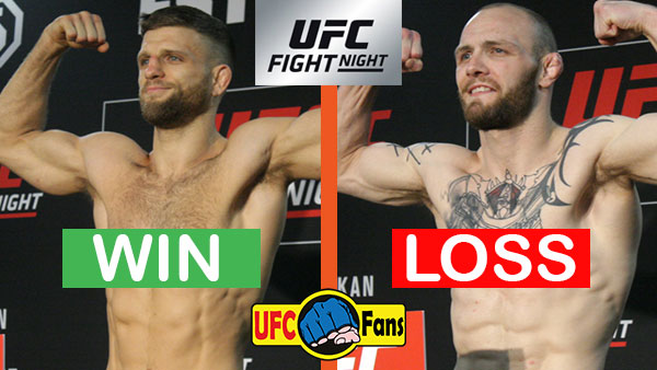 Calvin Kattar contre Chris Fishgold