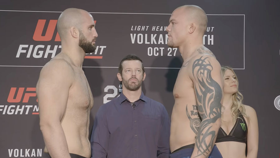 Volkan Oezdemir contre Anthony Smith