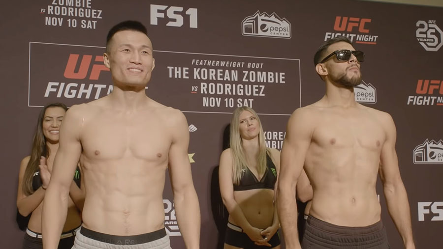 UFC Fight Night 139 - Chan Sung Jung contre Yair Rodriguez