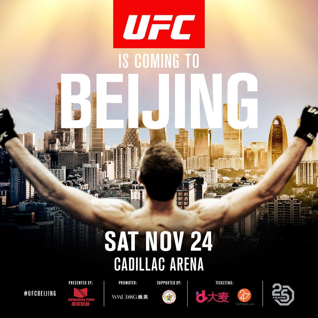 Poster/affiche UFC Beijing