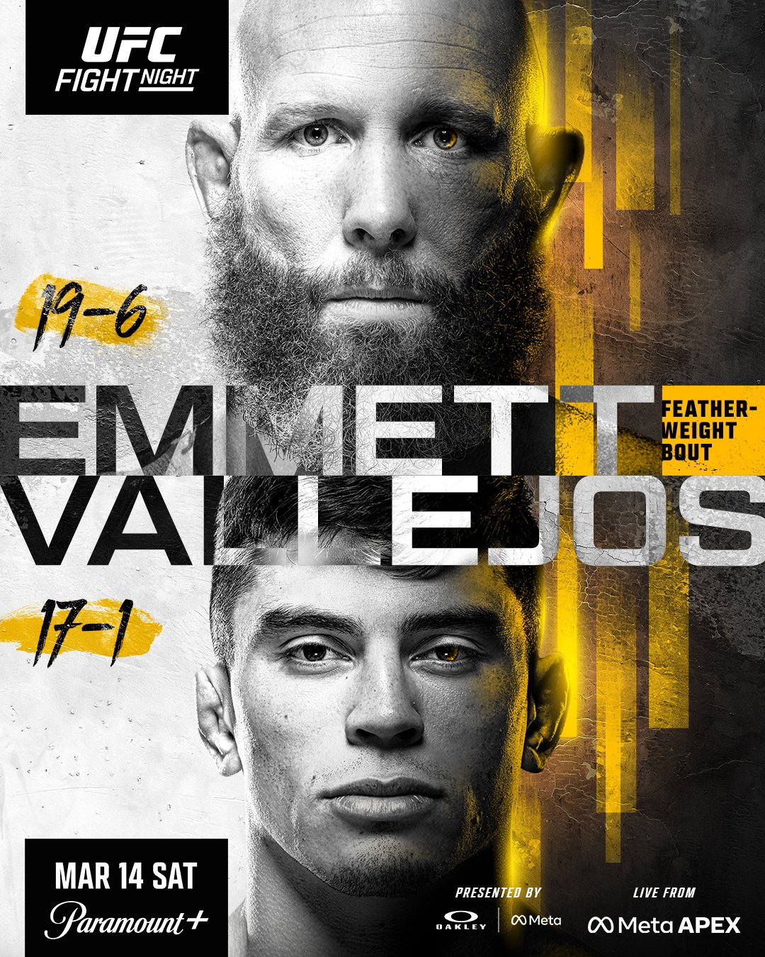 UFC Fight Night 269 - Las Vegas - Poster et affiche