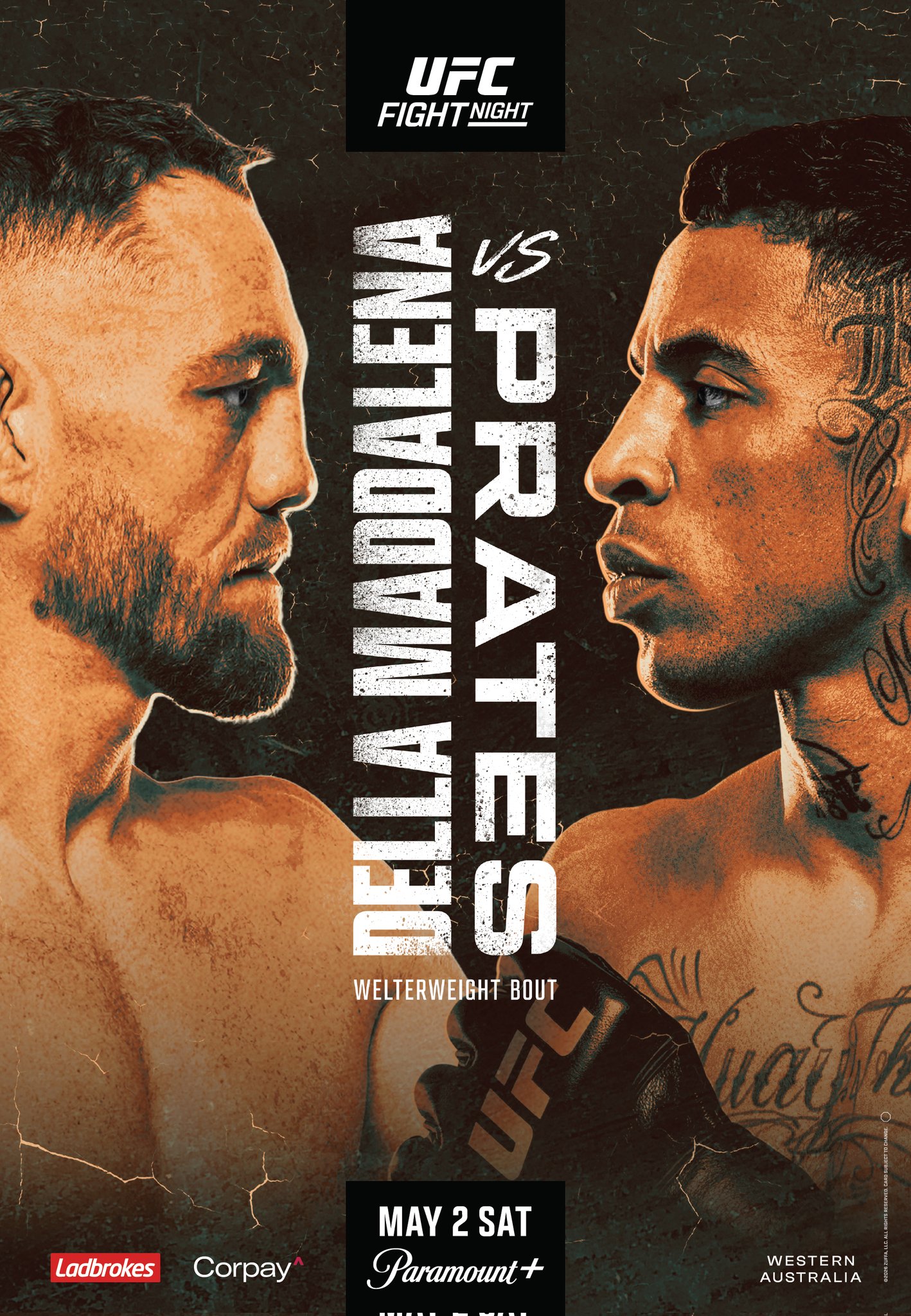 UFC Fight Night 275 - Perth - Poster et affiche