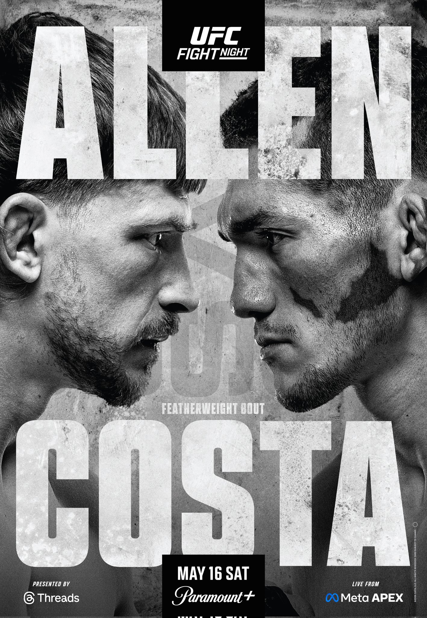 UFC Fight Night 276 - Las Vegas - Poster et affiche