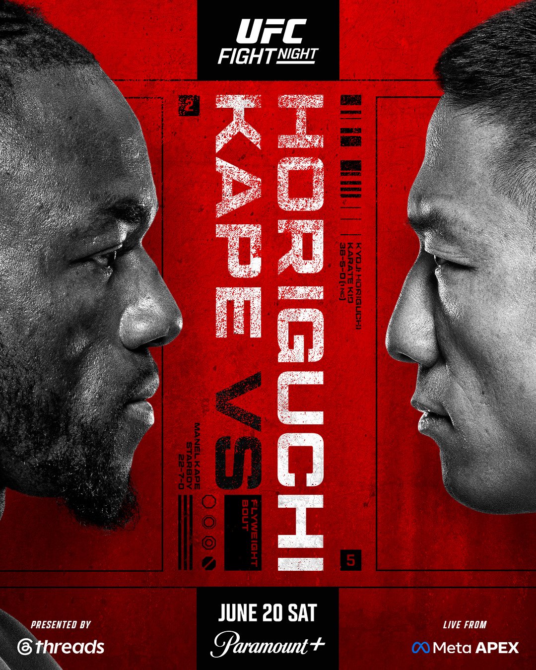 UFC Fight Night 279 - Las Vegas - Poster et affiche
