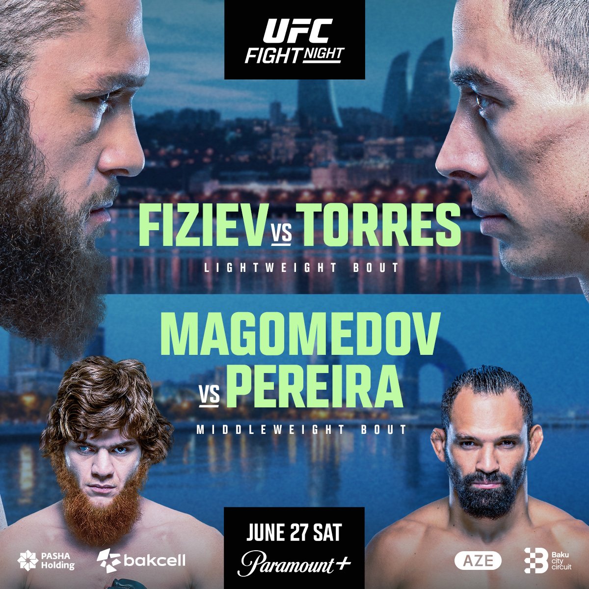 UFC Fight Night 280 - Baku - Poster et affiche