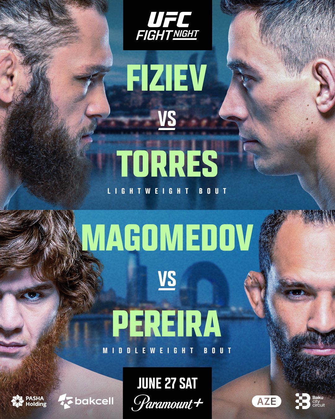 UFC Fight Night 280 - Baku - Poster et affiche
