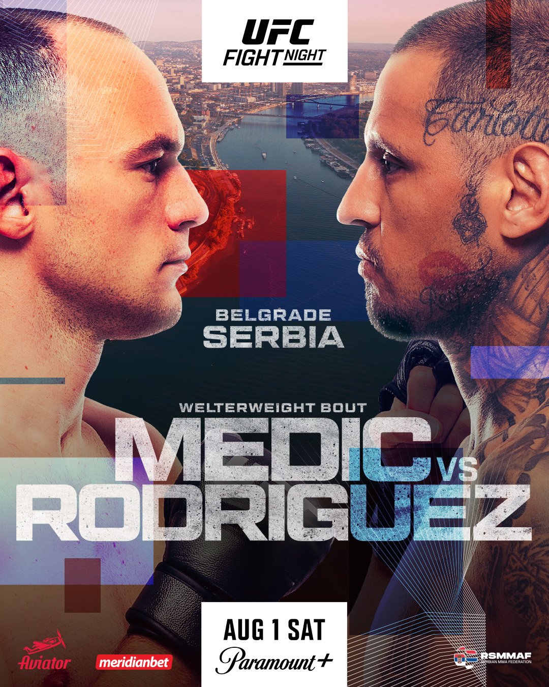 UFC Fight Night 283 - Belgrade - Poster et affiche