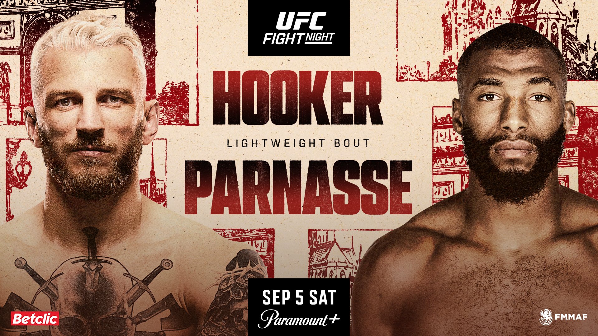 UFC Fight Night 287 - Paris - Poster et affiche