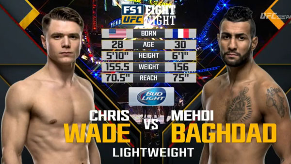 Chris Wade vs. Mehdi Baghdad