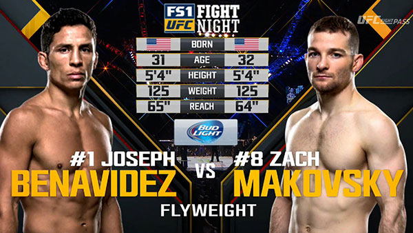 Joseph Benavidez contre Zach Makovsky