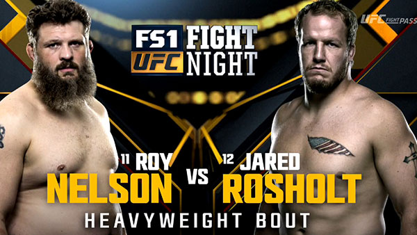 Roy Nelson contre Jared Rosholt