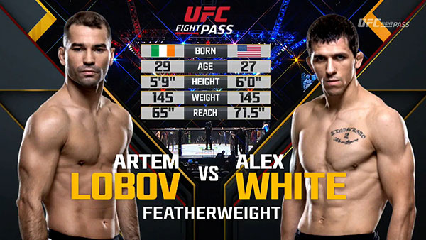 Alex White contre Artem Lobov