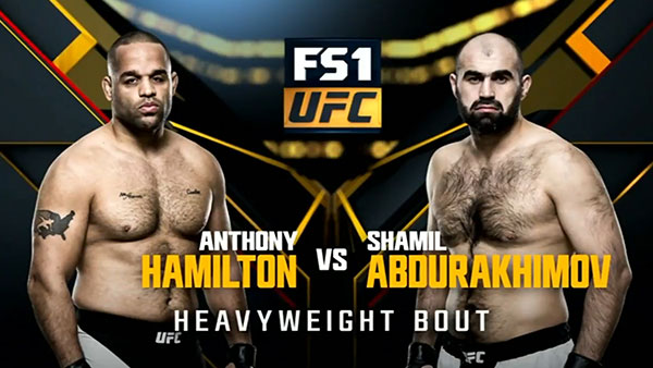  Shamil Abdurakhimov vs. Anthony Hamilton