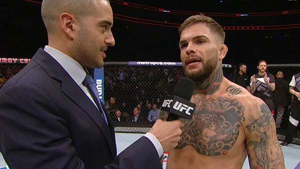 Augusto Mendes contre Cody Garbrandt