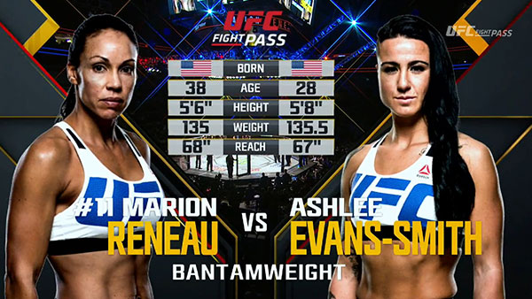 Marion Reneau contre Ashlee Evans-Smith