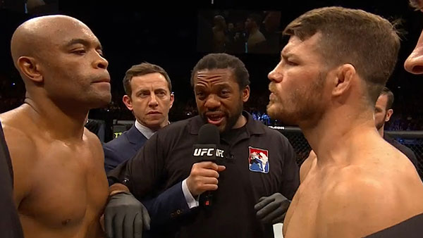 Anderson Silva contre Michael Bisping