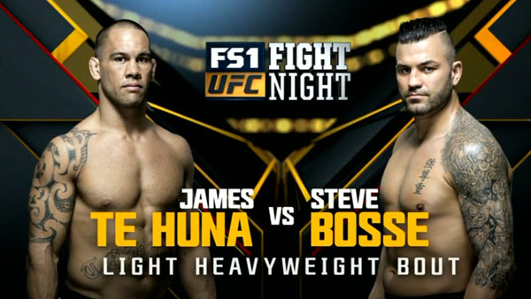 James Te Huna contre Steve Bosse