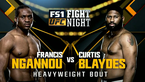 Francis Ngannou contre Curtis Blaydes