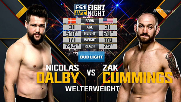 Nicolas Dalby contre Zak Cummings Nicolas Dalby contre Zak Cummings