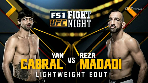 Yan Cabral contre Reza Madadi