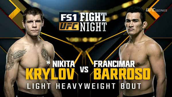 Nikita Krylov contre Francimar Barroso