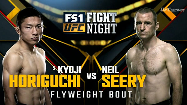 Kyoji Horiguchi contre Neil Seery