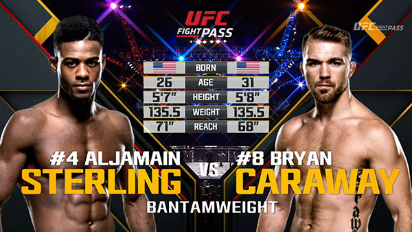 Aljamain Sterling contre Bryan Caraway