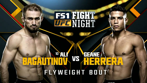 Ali Bagautinov contre Geane Herrera