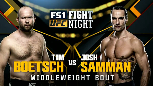 Tim Boetsch contre Josh Samman