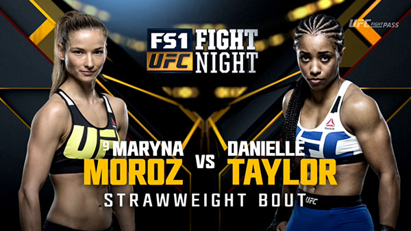 Maryna Moroz contre Danielle Taylor