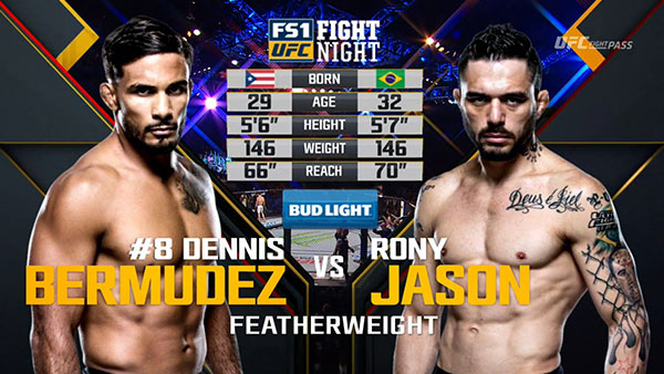 Dennis Bermudez contre Rony Mariano Bezerra