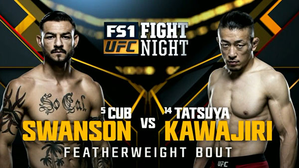 Cub Swanson contre Tatsuya Kawajiri