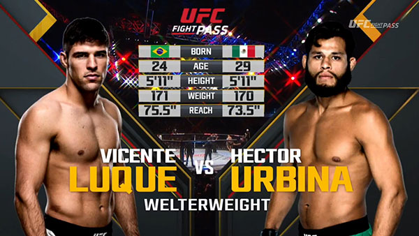 Vicente Luque contre Hector Urbina