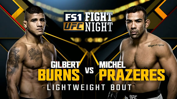 Gilbert Burns contre Michel Prazeres