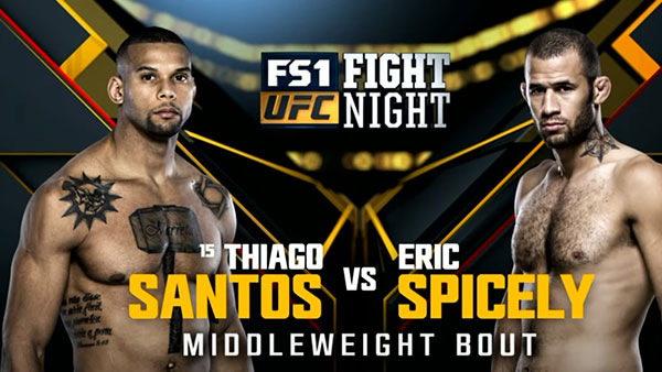 Thiago Santos contre Eric Spicely