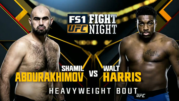 Shamil Abdurakhimov contre Walt Harris
