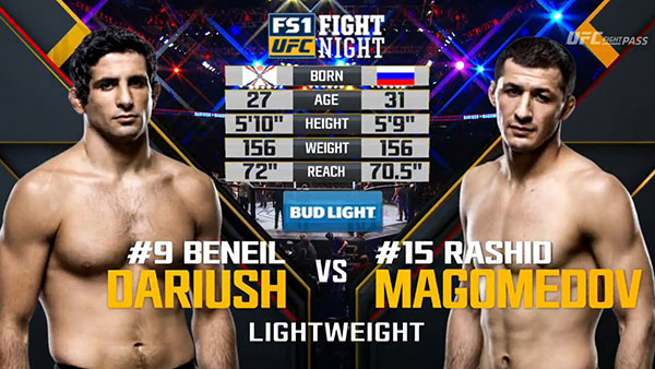 Beneil Dariush contre Rashid Magomedov