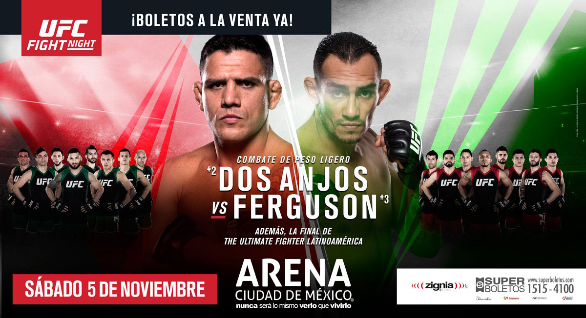 Poster/affiche UFC Fight Night 98 - Mexico