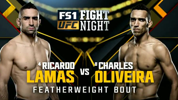 Ricardo Lamas contre Charles Oliveira