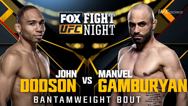 John Dodson contre Manny Gamburyan